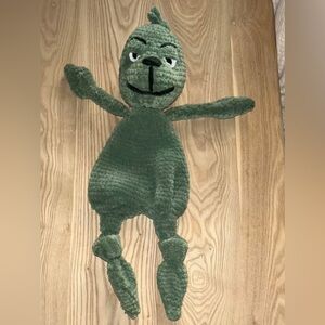 Handmade Crocheted Grinch cuddle buddy